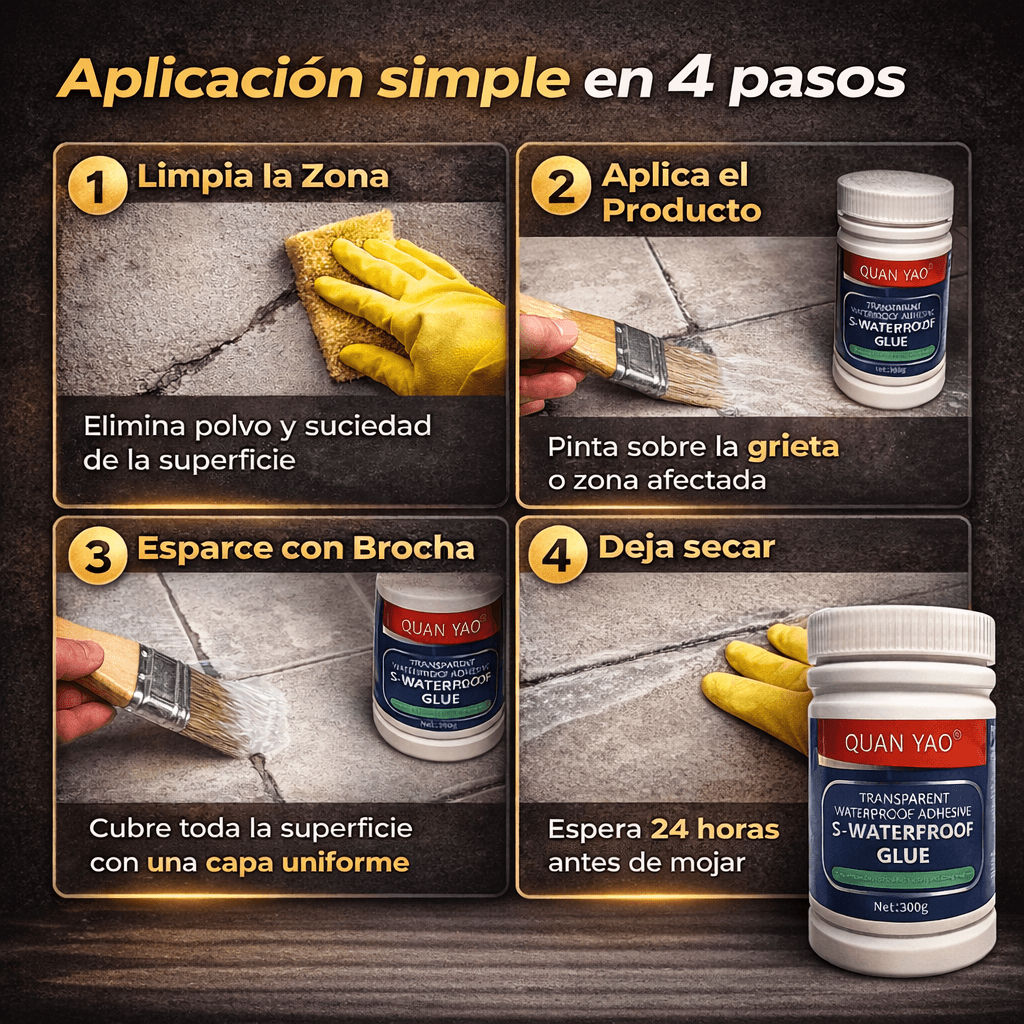 Sellador Adhesivo Impermeable 300gr